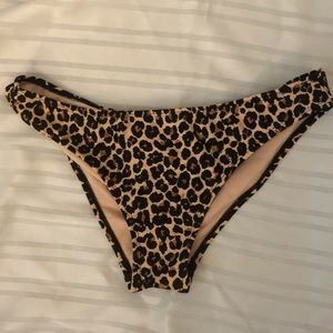 Leopard Bathing Suit Bottoms